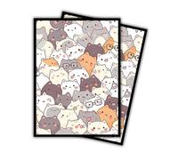 Paramint Cat - Buste per carte MTG Many Meows (liscie), 104 pezzi, dimensioni standard, compatibili con Magic The Gathering, doppia custodia, design artistico originale, protezione premium