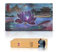Paramint Dark Lotus (Bordi cuciti) - Tappetino da Gioco MTG - Compatibile con Tappetino da Gioco Magic The Gathering - Gioca a MTG, YuGiOh, TCG - Disegni Originali