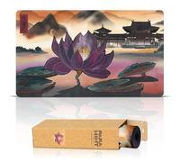 Paramint Light Lotus (Bordi cuciti) - Tappetino da Gioco MTG - Compatibile con Tappetino da Gioco Magic The Gathering - Gioca a MTG, YuGiOh, TCG - Disegni Originali