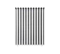paramondo Tenda da Sole Verticale a Rullo per Esterno Avvolgibile Anti UV Protezione della Privacy Impermeabile Resistente, 120 x 140 cm [LXA] Grigio-Bianco