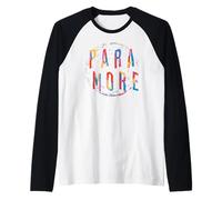 Paramore Ufficiale Pop Punk Alternative Rock Music Band Maglia con Maniche Raglan