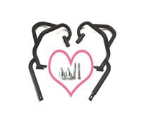 Paramotore Bunker Per Benelli Per TRK502X Per TRK502 Per BJ500GS-A Per TRK 502 Per BJ500GS Paraurti Protezione Motore Moto Barra Anticaduta Autostradale A Nero(With screws)