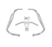 Paramotore Bunker Per CFMOTO Per 800MT-X Per 800MTX 2024 2025 Moto Highway Protezione Motore Barra Di Telaio Gabbia Acrobatica Paraurti Carenatura Barre(Silver)