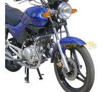Paramotore crash bar cromato Spaan per Yamaha YBR 125 Ø30mm para motore
