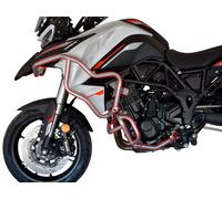 Paramotore Crash Bars HEED Benelli TRK 702 / 702X superiore e inferiore, argento