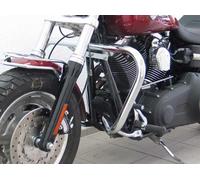 Paramotore cromato per harley Davidson Dyna Fat Bob '08/Wide Glide '10 da 38mm