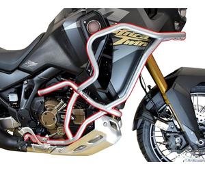 Paramotore HEED superiore e inferiore - set Bunker - per CRF 1100 Africa Twin Adventure Sports DCT (2024 -) - argento