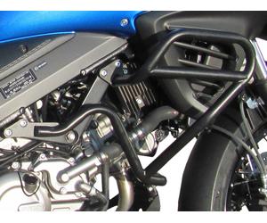 Paramotore HEED SUZUKI DL 650 V-STROM (2004 - 2016) + paracoppa acciaio argento
