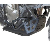 Paramotore inferiore + paracoppa acciaio nero HEED Suzuki V-Strom 800 SE / DE