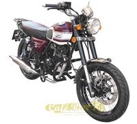 Paramotore nero 30mm per MASH Cafe Racer 125 Seventy-Seventy Five Vintage 125