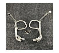 paramotore Protezioni motore per moto, barre di protezione per autostrada, paraurti per telaio, adatte per BMW F800GS, F700GS, F650GS 2008-2017-2018(Lower Silver)