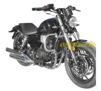 Paramotore Spaan acciaio cromato Ø 30mm AJS Motorcycles Highway Star-MITT-Romet