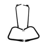 Paramotore superiore Per Touring King Road Electra Per Street Glide 97-08 14-20 Supporto Posteriore In Acciaio Con Set Di Barre Di Supporto(Black)