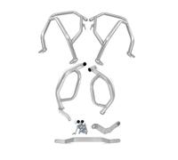 Paramotore Tubolare Per VOGE Valico DS525X 525DSX DSX525 DSX 525 23 Moto Barra Di Protezione Motore Da Autostrada Paraurti Telaio Carenatura Protettiva Barra di sicurezza(Silver Full Set)