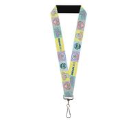 Paramount Pictures Lanyard, Mean Girls The Plastics Icon Blocks Multi Pastel, El