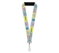Paramount Pictures Lanyard, Mean Girls The Plastics Icon Blocks Multi Pastel, El
