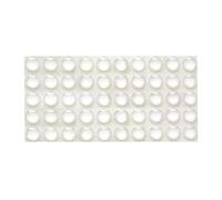 Parampeggiatori Della Porta Del Mobile - 50/100 Pezzi Di Arresto Adesivo In Silicone Trasparente, 10x2mm Durevoli E Non Deforming | Pad Smorzamento Rumore Per Armadi, Cassetti, Taglieri, Top, Co