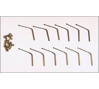 PARANCHI IN OTTONE CON BASETTE H = 35mm BRACCIO = 27mm 12 PZ. #CN2#26.