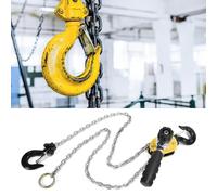 Paranco a Catena con Blocco a Leva da 250 Kg, Struttura Semplice di Piccole Dimensioni Facile da Trasportare, Cricchetto di Sollevamento con Catena da 1,5 Metri, per il Sollevamento di Merci e Carichi