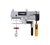 Paranco a cavo 200/400 Kg WERKU (750 W)