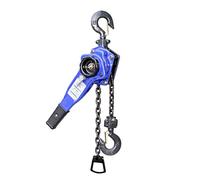 Paranco A Leva Con Catena G80 Da 3 M, Capacità 0,75/1/1,5/2/3/6 Tonnellate, Paranco A Cricchetto Manuale Con 2 Ganci Per Carichi Pesanti Per Sollevare, Tirare E Legare Carichi Pesanti(Size:3T)