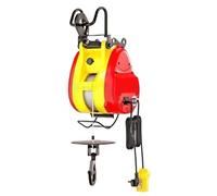 Paranco a Leva Elettrico Telecomando/controllo A Filo Gru Elettrica Paranco Portatile Argano Di Controllo Della Velocità Per Uso Domestico Con Gancio(160kg Line Control)