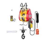 Paranco Elettrico 2 In 1 Verricello Portatile Cablato/senza Fili Da 1100 Libbre Altezza Di Sollevamento 98 Piedi Per Il Traino Una Fabbrica Garage(1100lbs)