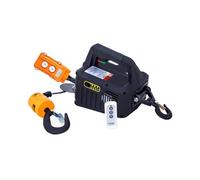 Paranco elettrico a fune metallica con telecomando da 500 kg, paranco a guscio in alluminio, for uso domestico, piccolo for gru interno Per uso fai da te(Manual,300 Kg 11.8m)