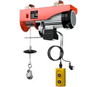 Paranco elettrico da 100-400 kg con gru di sollevamento con telecomando cablato/wireless Verricello per paranco a cavo per ascensore per garage per auto barche