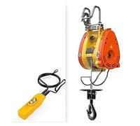 Paranco elettrico da 300 kg 30 m, paranco elettrico a fune for uso domestico piccolo telecomando portatile piccolo gancio doppio for gru(300kg 30m)