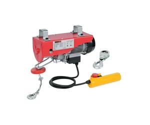 Paranco elettrico elevatore montacarichi argano verricello 300 600 KG 18 MT
