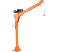 Paranco elettrico Gru per camioncino, capacità 500 kg, girevole a 360°, paranco per gru a braccio per camion con tre capacità di braccio di 100 kg, 250 kg e 500 kg montacarichi da balcone