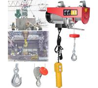 Paranco Elettrico, Gru Piccola 300kg-1000kg, Altezza di Sollevamento 20m, con Imbracatura Singola/Doppia, 8 Pagine di Doppia Dissipazione del Calore, per Il Sollevamento in Fabbriche, 300KG