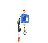 Paranco elettrico Micro paranco elettrico di sollevamento domestico da 100-500 kg per la decorazione domestica, officina di produzione, gru portatile gru per motori(100KGManual version,200 Kg)