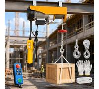 Paranco Elettrico per Impieghi Gravosi 140-840kg Gru Sollevamento Motori