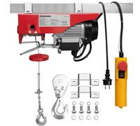 Paranco Elettrico Verricello Montacarichi 125/250kg Sollevatore 450Watt