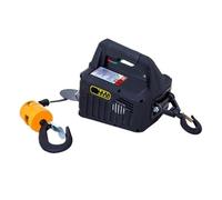 Paranco for gru telecomandato da 500 kg, paranco elettrico a fune a guscio in alluminio Piccolo for for interni domestici Alta efficienza(Manual,100kg 25m)