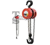 PARANCO MANUALE 1 TON 3 CATENA 3 MT ARGANO VERRICELLO GANCIO SOLLEVATORE HS-1T