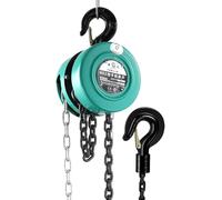 Paranco manuale a catena for carichi pesanti con piastra orizzontale in acciaio for uso domestico(6m)