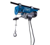 Paranco montacarichi elettrico 250 kg 500w Scheppach hrs300