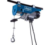 Paranco montacarichi elettrico 400 kg 800w Scheppach hrs500