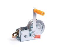 Paranco montacarichi verricello manuale argano 600 lb cavo gancio acciaio 6 mt