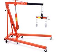 Paranco Motore Con Leva Pieghevole In Ciliegio Da 2 Ton | Picker Shop Gru idraulica Per carichi pesanti con 6 ruote