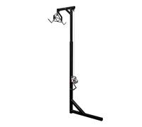 Paranco per cervi con gancio di traino, capacità di sollevamento di 226,8 kg, altezza regolabile da 180 a 250 cm, con rullo, gancio e asta sospesa, per sollevare generatori, falciatrici, altri oggetti