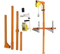 Paranco per condizionatore d'Aria, con verricello Manuale, Set Completo per smontaggio e Sollevamento, capacità 300 kg, Altezza di Sollevamento 25 m,001,5ph 661LB 30m