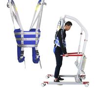 Paranco per Sollevare Anziani, Sollevatore per Pazienti con Imbracatura per Tutto Il Corpo, Amaca per Trasferimento da Bagno, Ausili per Camminare in Piedi per Anziani, Portatori di Handicap, Cinghi