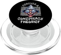 Paranoia Funny Sarcasm Citazione Forever A Conspiracy Theorist PopSockets PopGrip per MagSafe