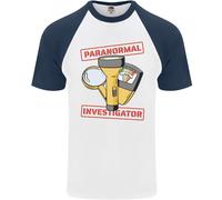 Paranormal Activity Investigator Halloween T-Shirt Baseball Uomo S/S
