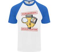 Paranormal Activity Investigator Halloween T-Shirt Baseball Uomo S/S
