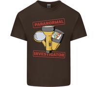 Paranormal Activity Investigatore Ghosts Spiriti Uomo Cotone T-Shirt